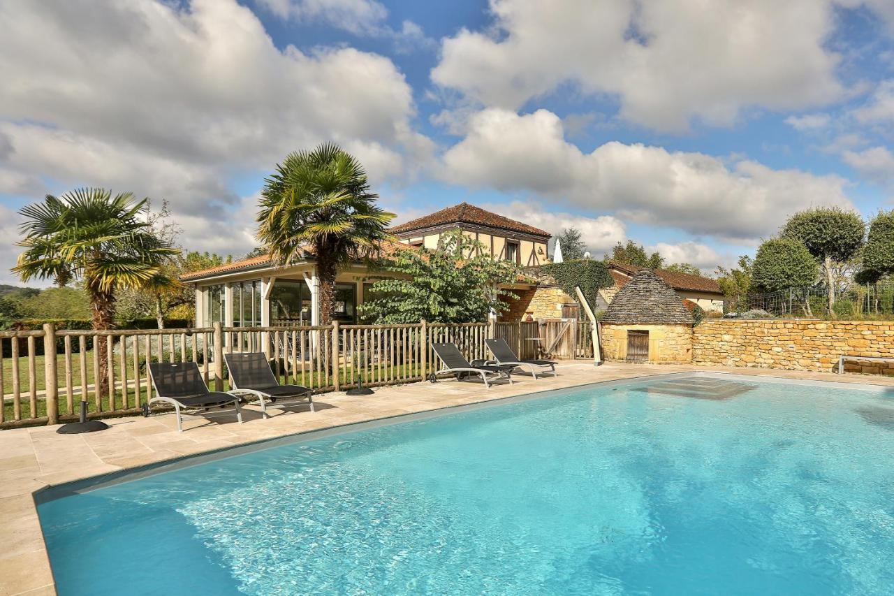 Hotel Le Mas De Castel - Piscine Chauffee Sarlat-la-Canéda Eksteriør billede